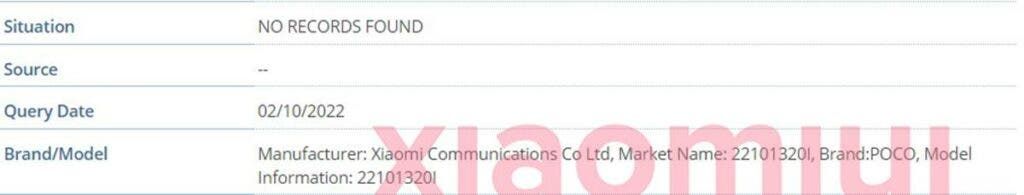 Poco X5 5G appears on IMEI ahead of its rumored October launch
