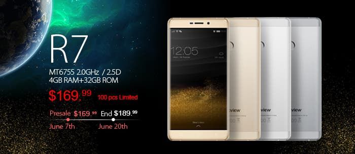 4GB RAM Blackview R7 gets a pretty presale price tag of $169.99