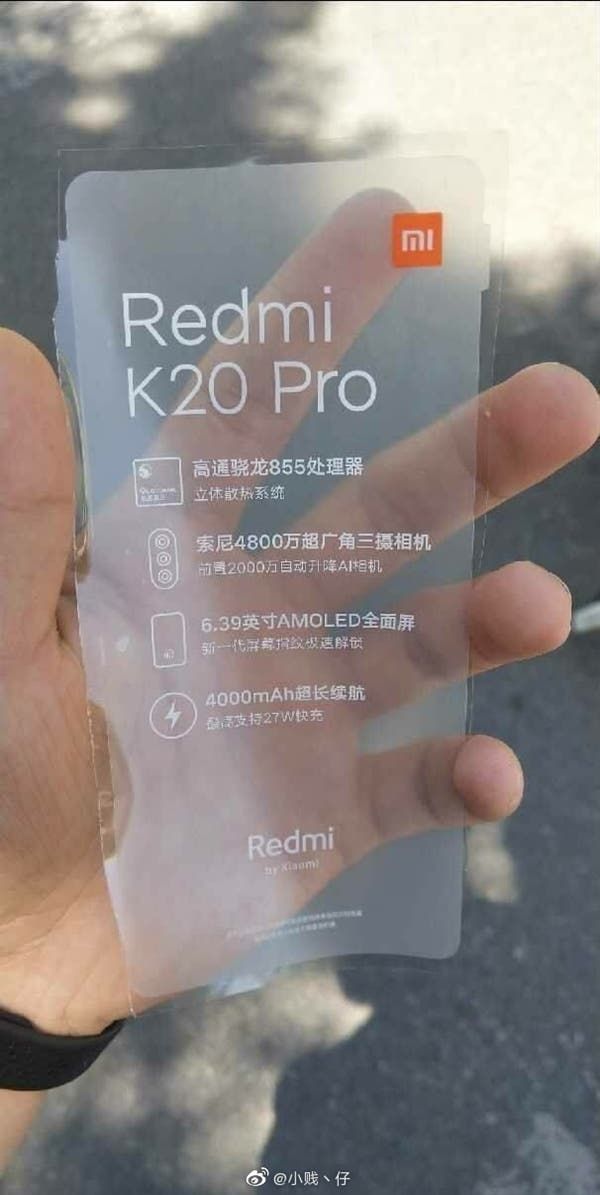Upcoming Redmi flagship to launch as Redmi K20 and K20 Pro