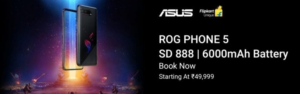 ASUS ROG Phone 5 now up for pre-orders in India