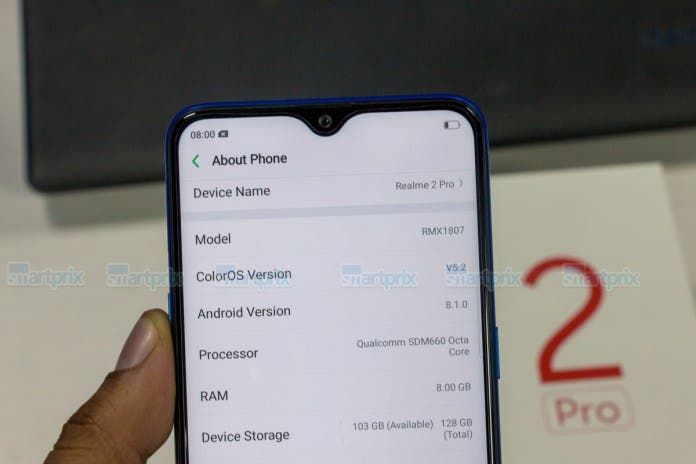 Latest Realme 2 pro leak reveals 8GB RAM and 128GB storage