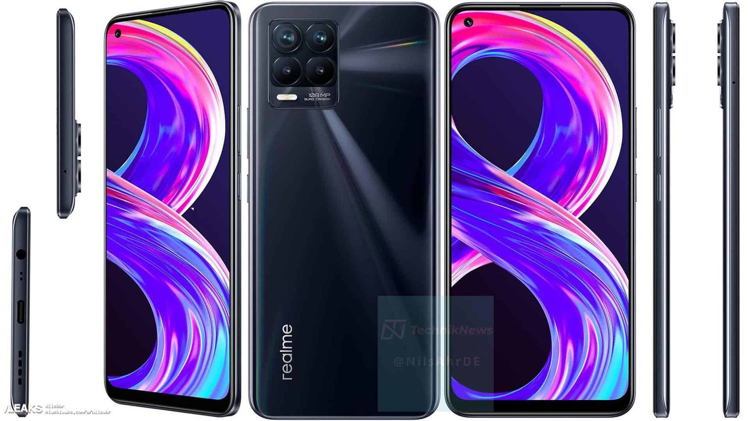 Realme 8 Pro appears in all its glory ahead of today's announcement