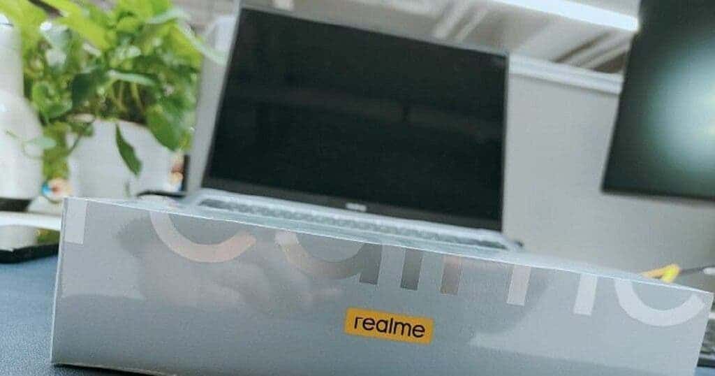 Realme Book teased by the company in a live blurry image