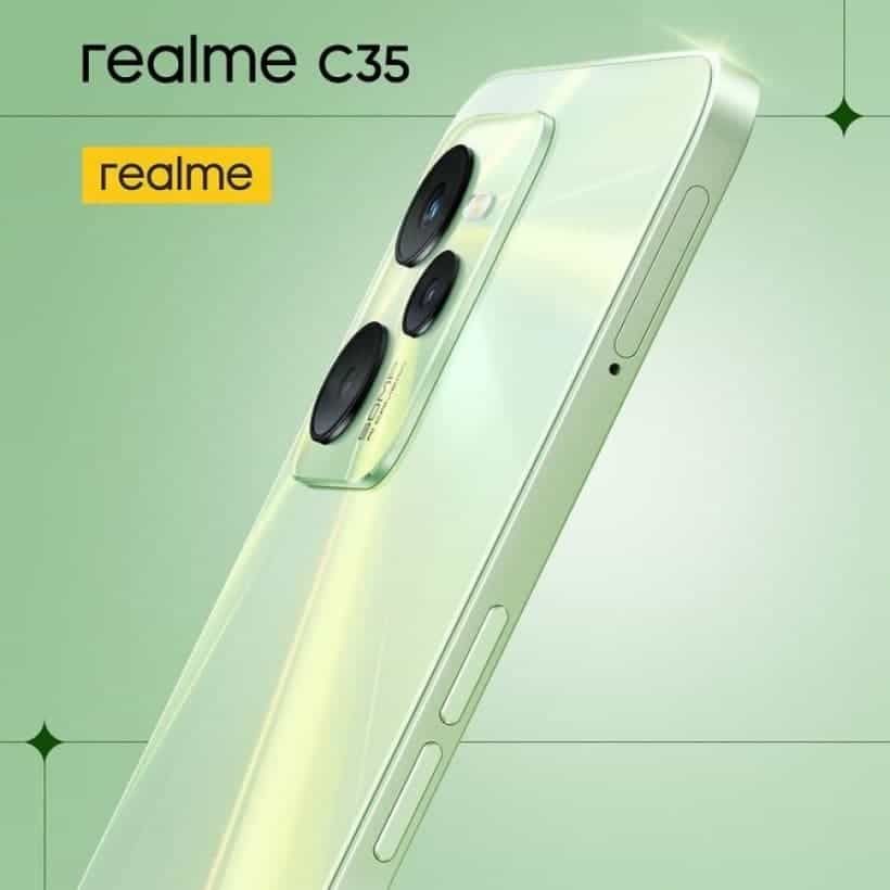 Realme C35 with UNISOC T616 SoC gets an official launch date