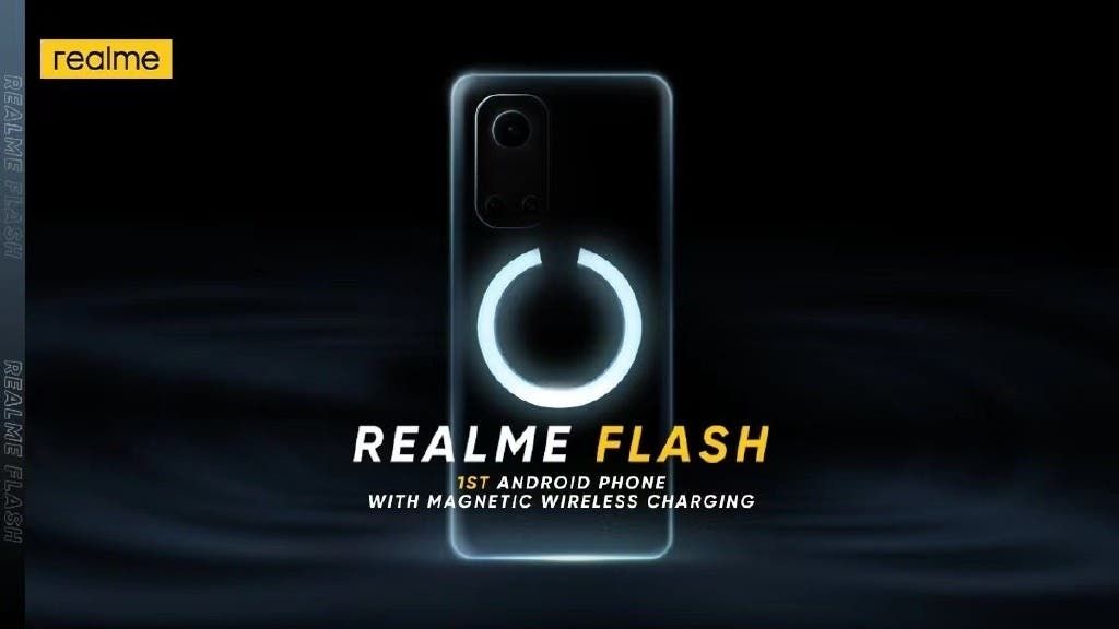 Realme Flash fresh poster reveals its rear design