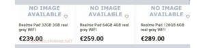Realme Pad European Pricing Tipped In A New Leak