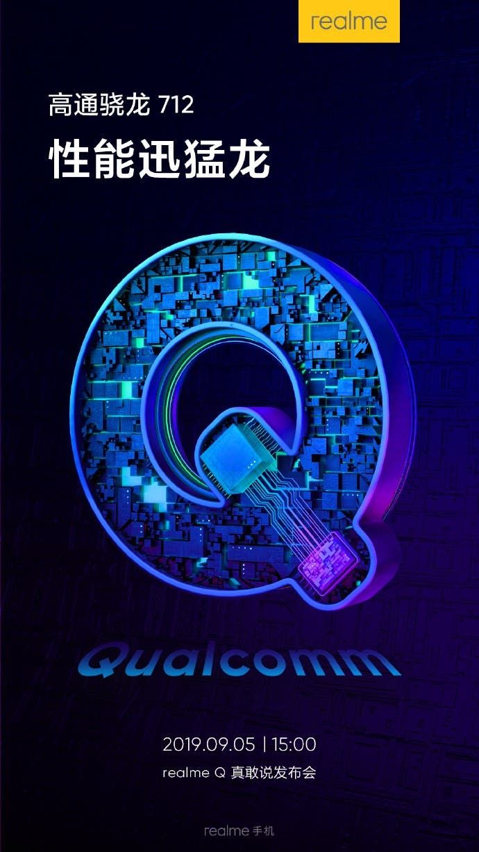 Realme Q to use the Snapdragon 712 processor