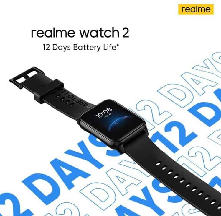 Realme Watch 2 will track heart rate, blood oxygen levels and sleep quality