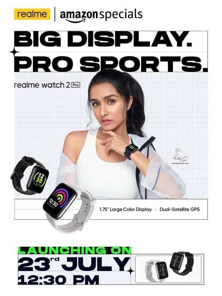 Realme Watch 2 Pro Set To Launch In India On July 23
