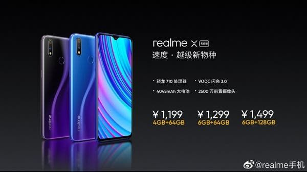 Realme X Lite debuts with SD710 SoC and a notch display