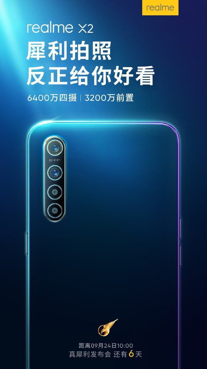 Realme X2 will come with a 32MP front camera