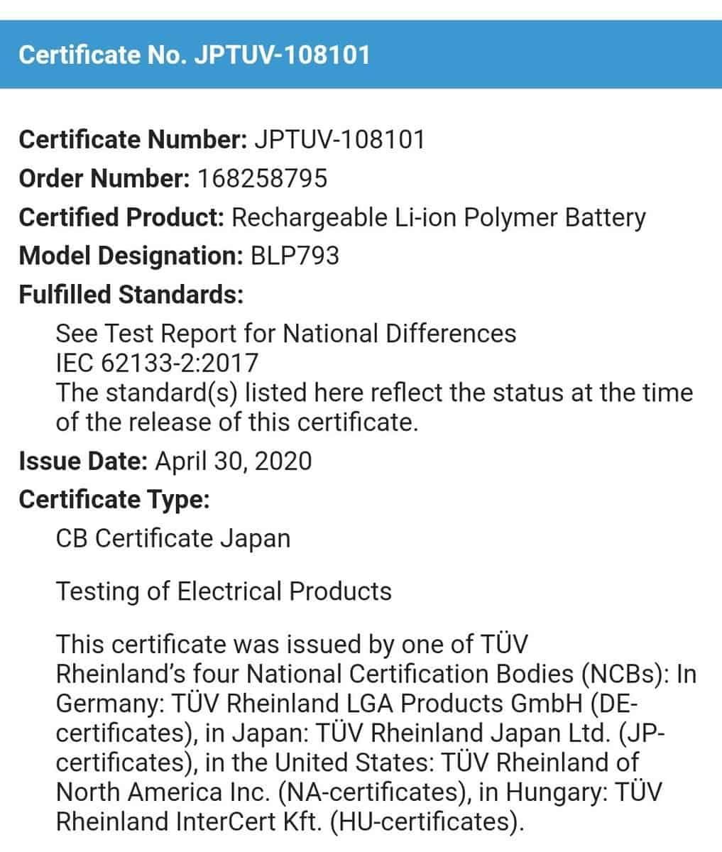Realme's 6000 mAh battery gets TUV certification