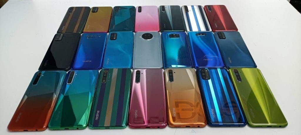 Realme reveals some of its unreleased phones