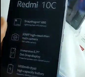 Redmi 10 2022 with SD680 & 50MP camera gets a launch date in India