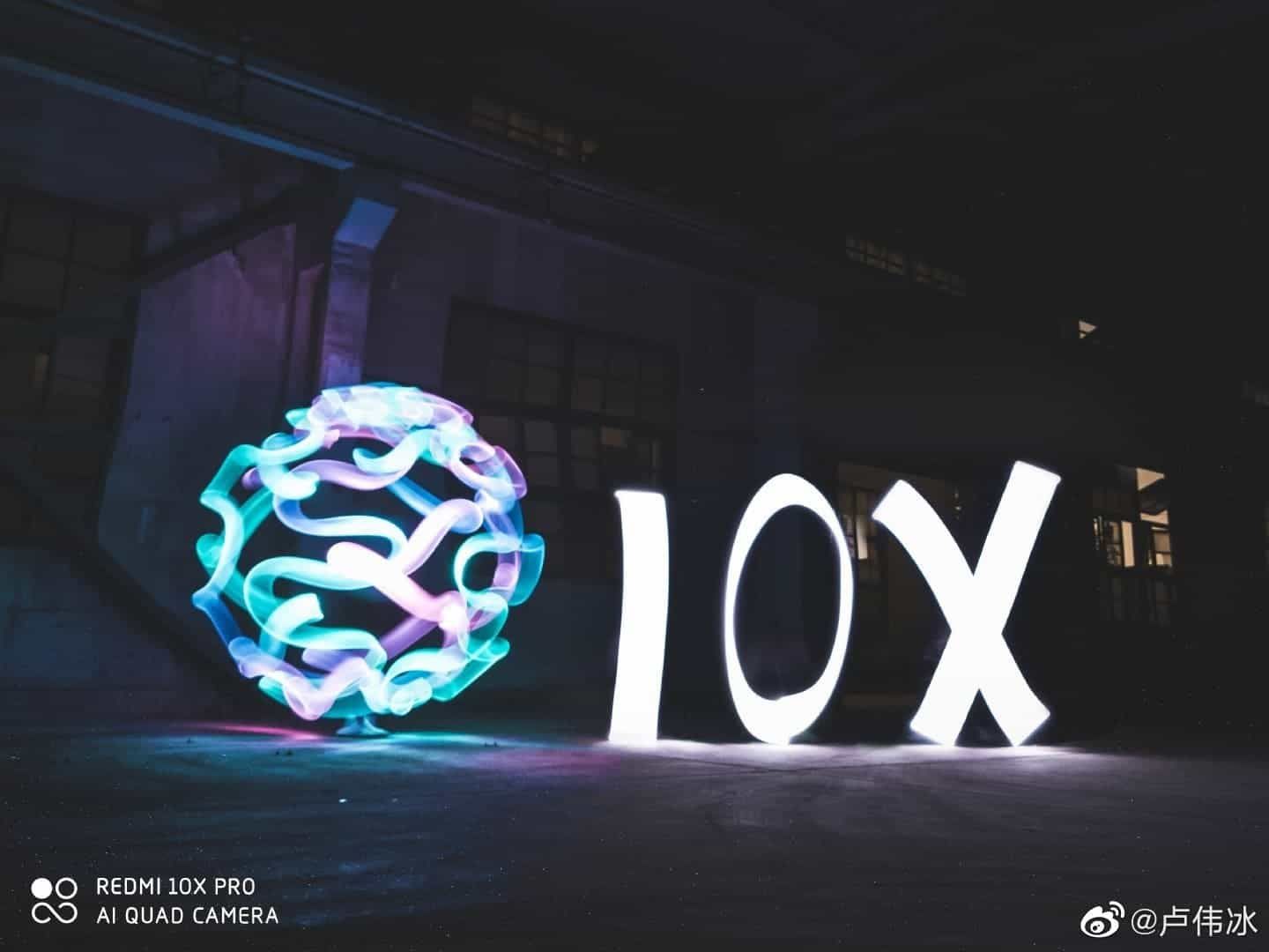 Redmi 10X Pro with Dimensity 820 night image appears online