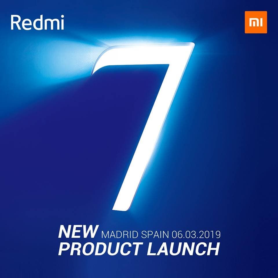 "Redmi 7" with a 48MP camera to launch in Spain on March 6