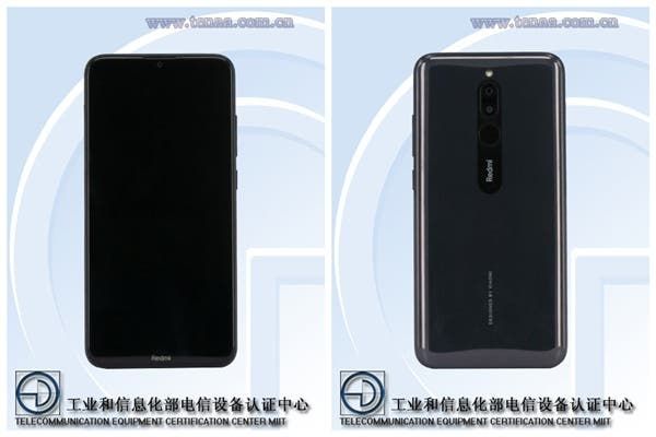 Redmi smartphone with dual rear camera & a waterdrop display appears on TENAA