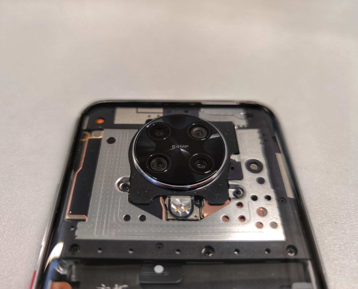 Xiaomi official shared images of the Redmi K30 Pro transparent custom edition