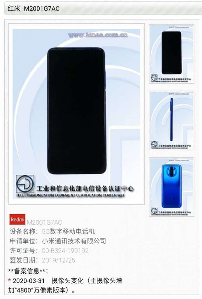 MIUI system code: Redmi K30i will use a 48MP main camera