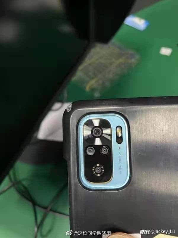 Redmi K40 series real image with a special camera design appears online
