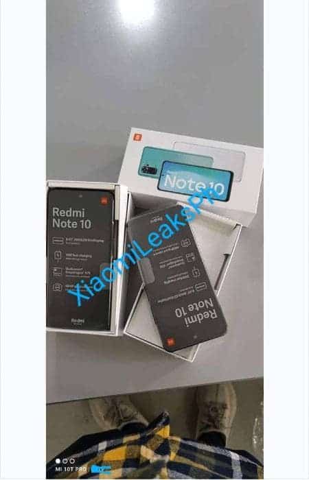 First look at the Redmi Note 10 global version real unboxing image