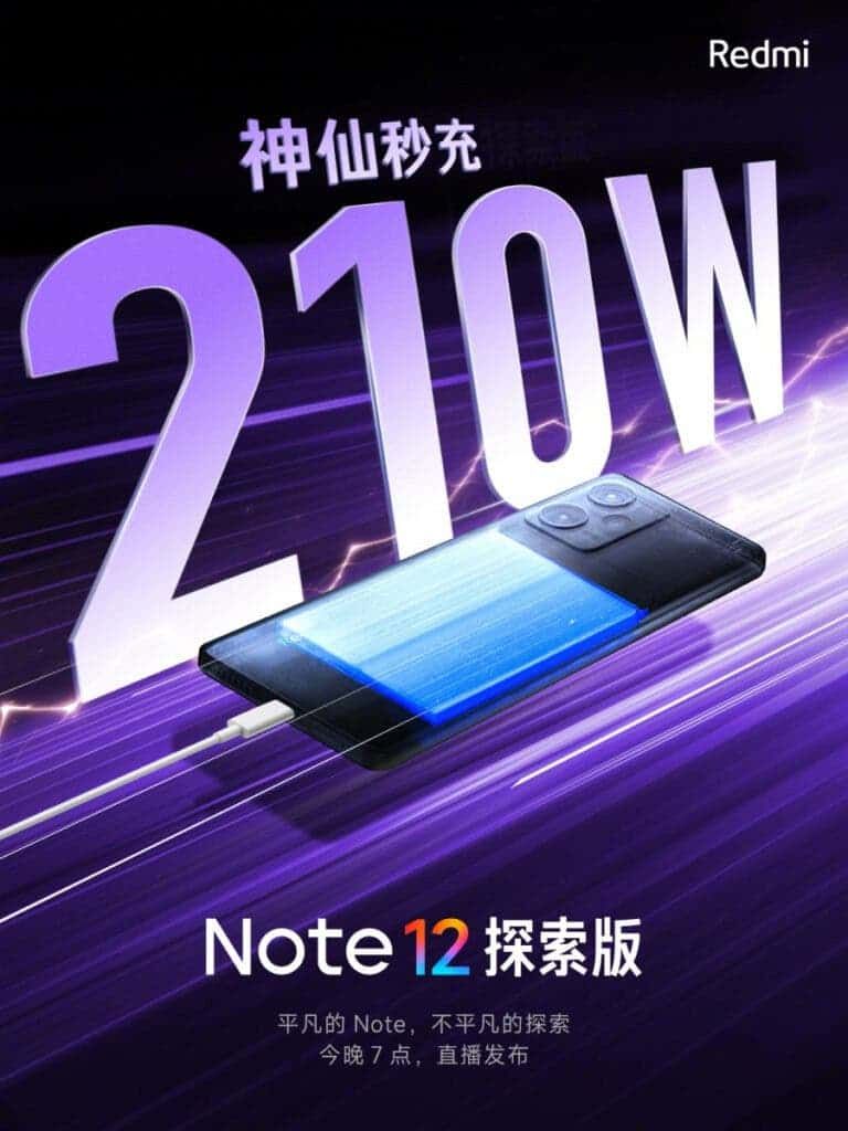 The Redmi Note 12 Explorer Edition Can Charge 14X Faster Than iPhone 14!