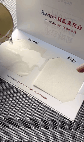 Redmi Note 7 Pro send out invites - teases its P2i waterproof