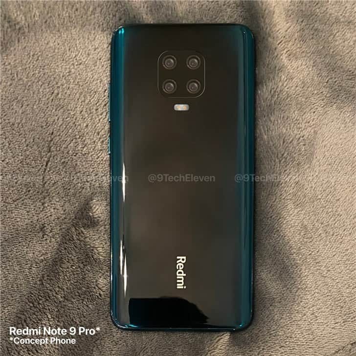 Redmi Note 9 Pro first online appearance - uses a punch-hole display