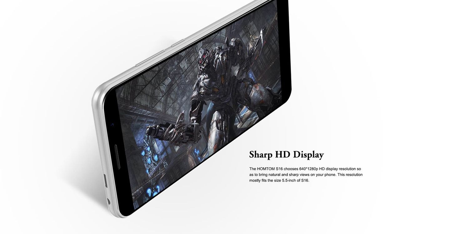 Ergonomic 5.5" 18:9 HomTom S16  hits the AliExpress with a discount