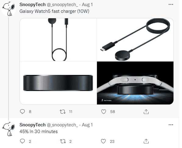 Samsung Galaxy Watch5 series to support USB-C and charge faster