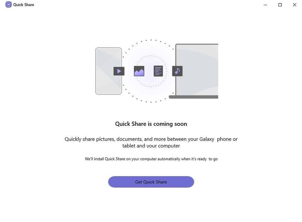 Samsung launches a similar feature to Airdrop for smartphones and Windows 10