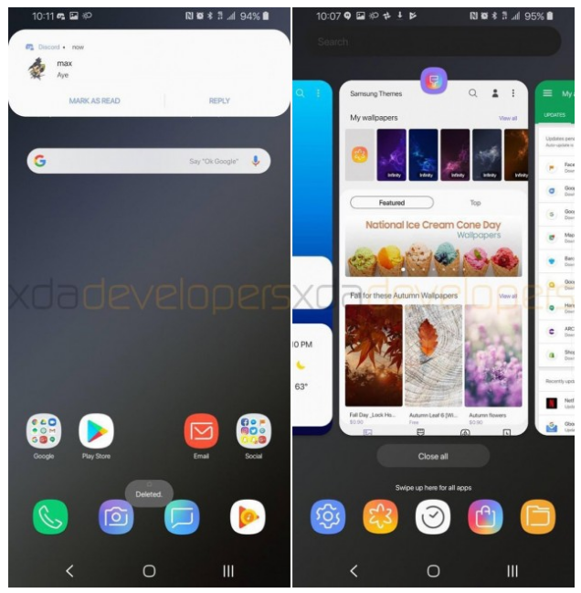 First look at Android 9 Pie on the Samsung Galaxy S9 Plus