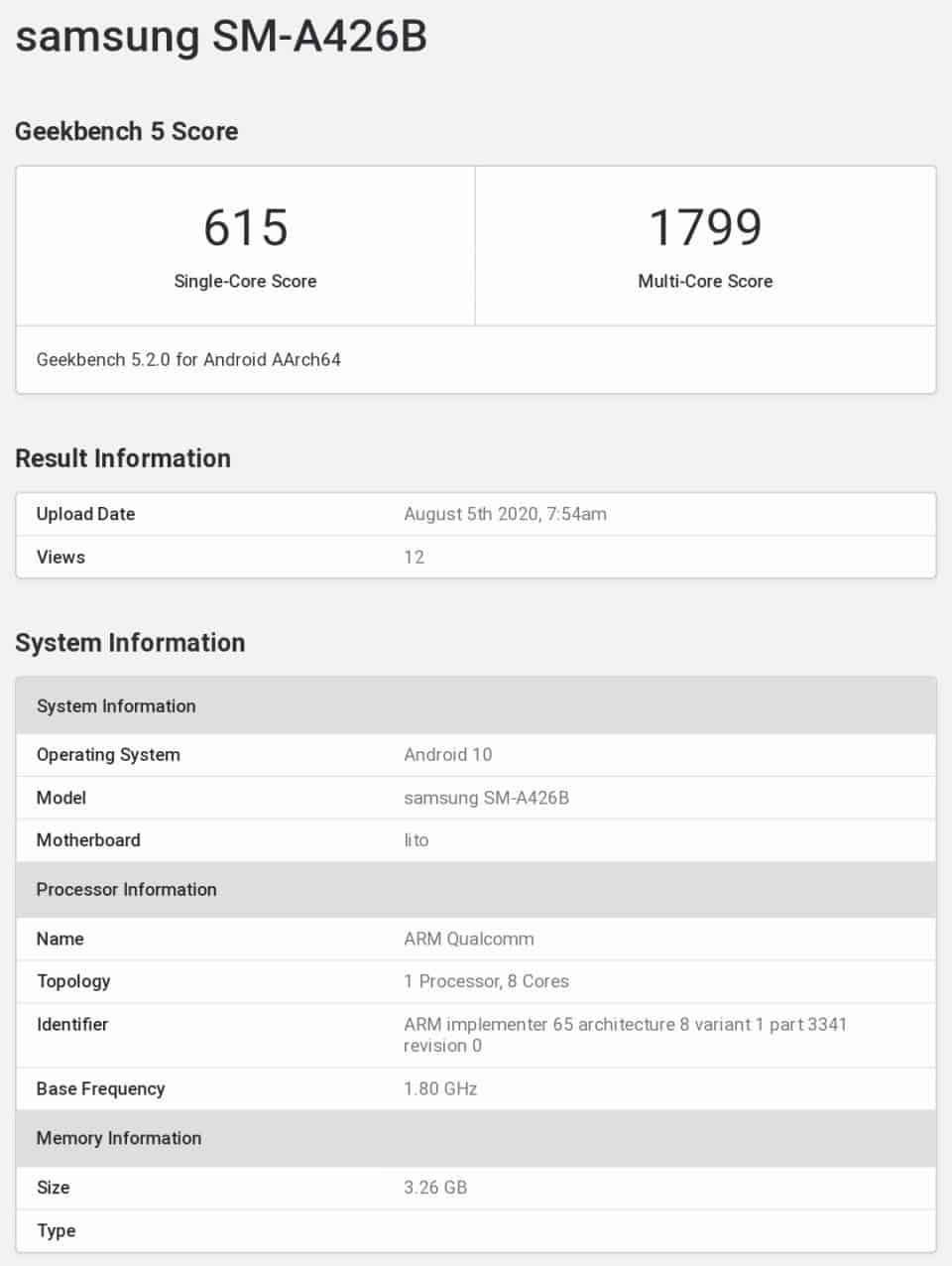 Samsung Galaxy A42 appears, could have Snapdragon 690
