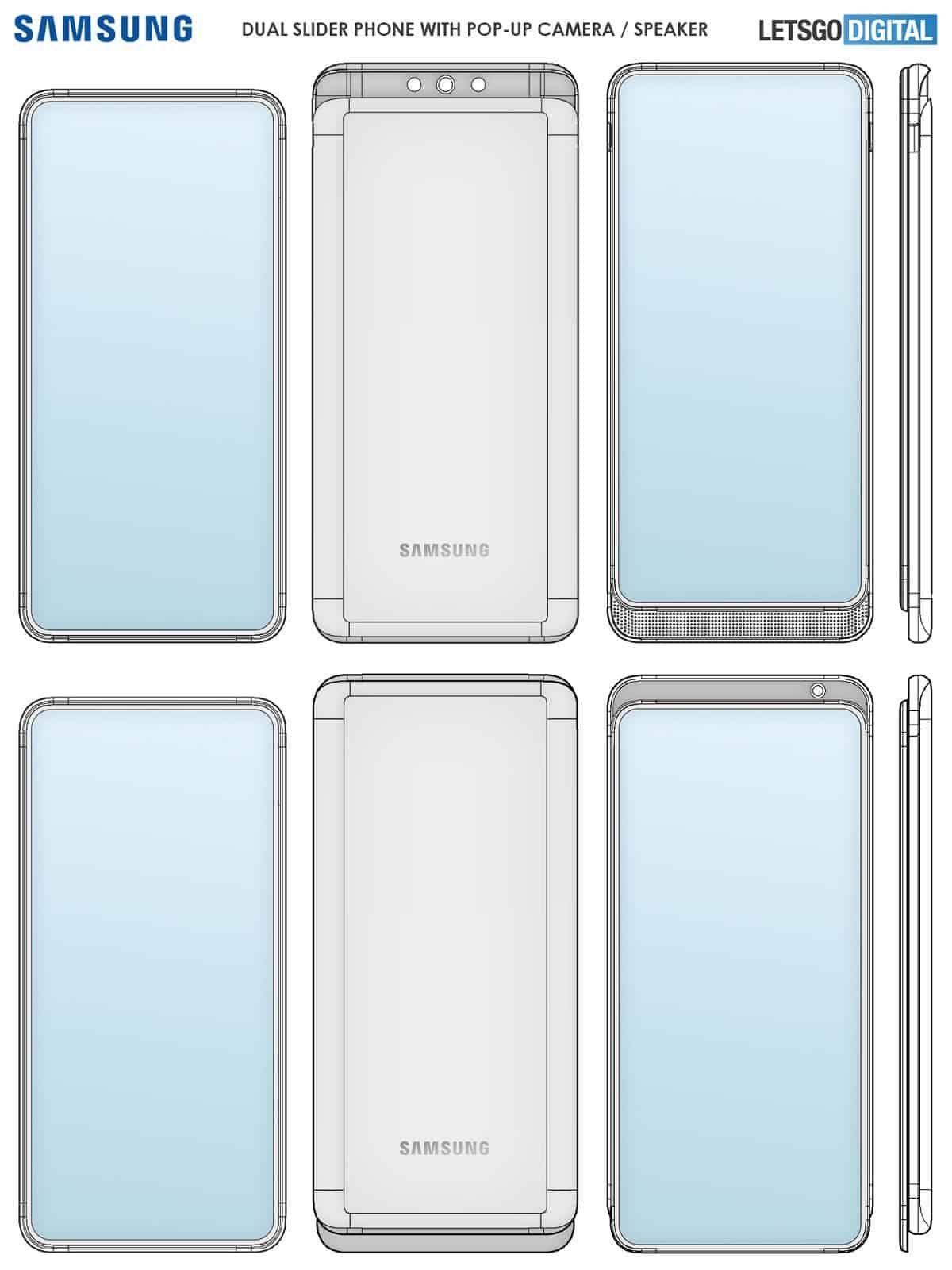 High-quality images of the Samsung Galaxy A82 dual slider smartphone