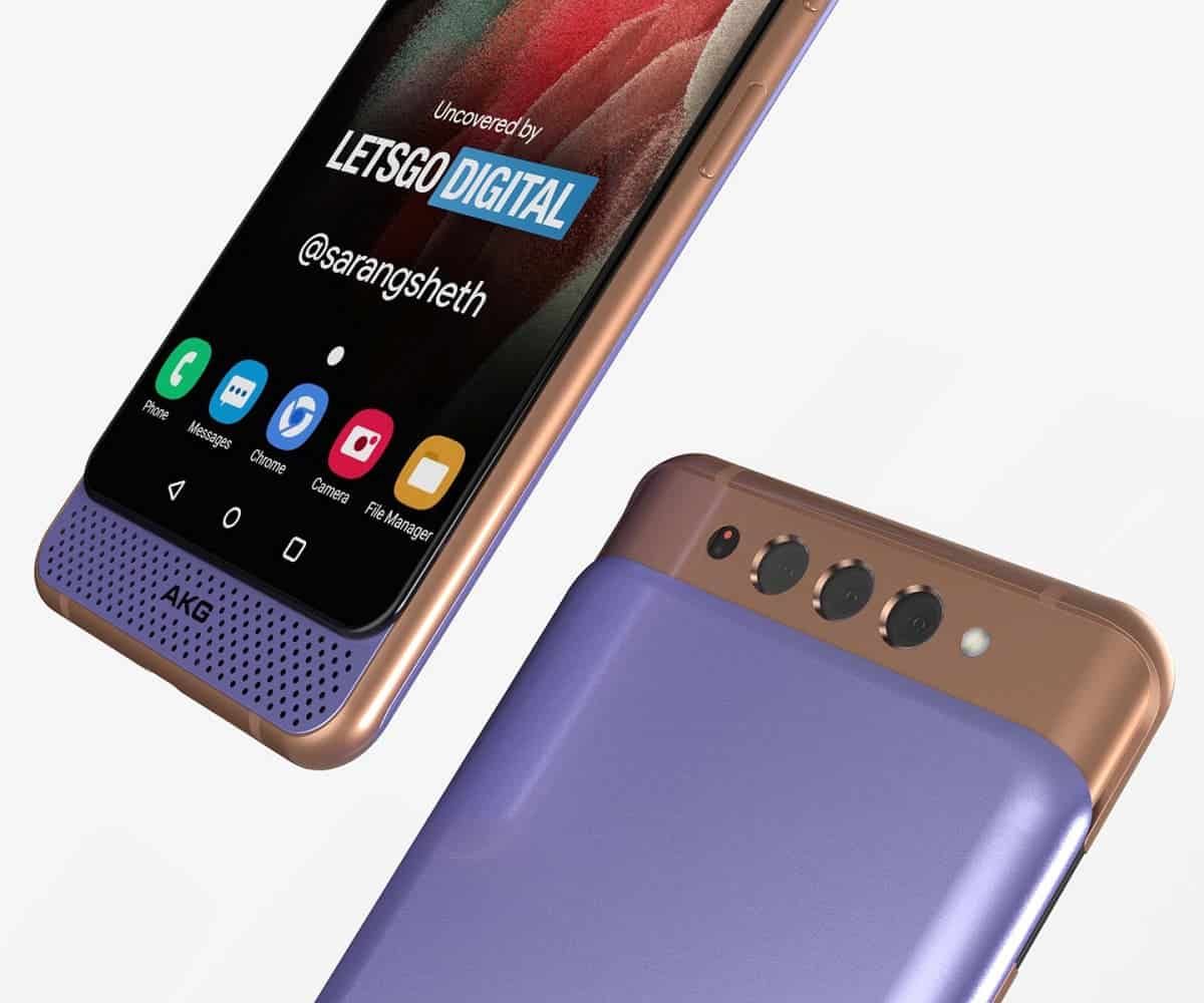 High-quality images of the Samsung Galaxy A82 dual slider smartphone