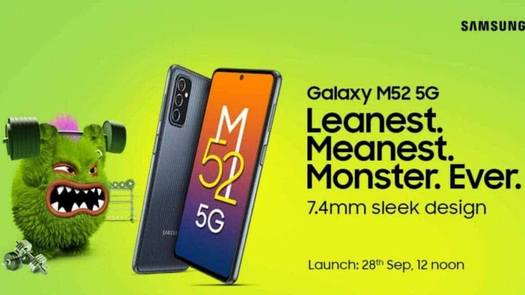 Samsung Galaxy M52 5G Gets A New Launch Date For India,
