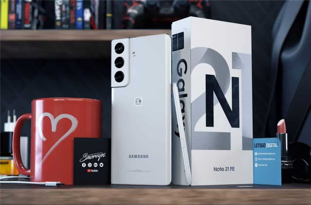 First look at the Samsung Galaxy Note 21 FE - comes with an S Pen