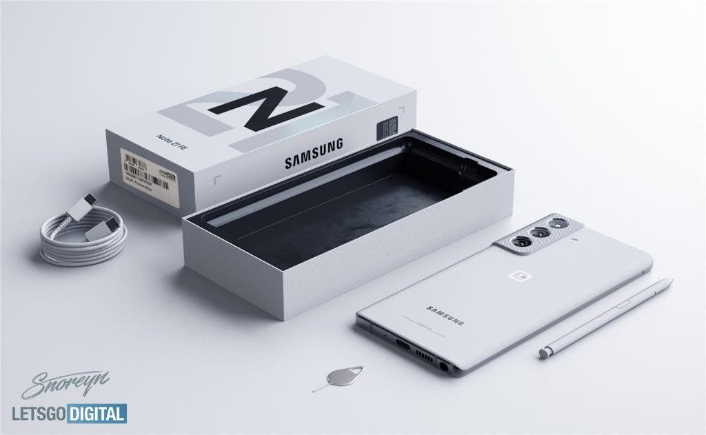 First look at the Samsung Galaxy Note 21 FE - comes with an S Pen
