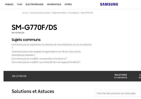 Galaxy S10 Lite support page appears, launch nears