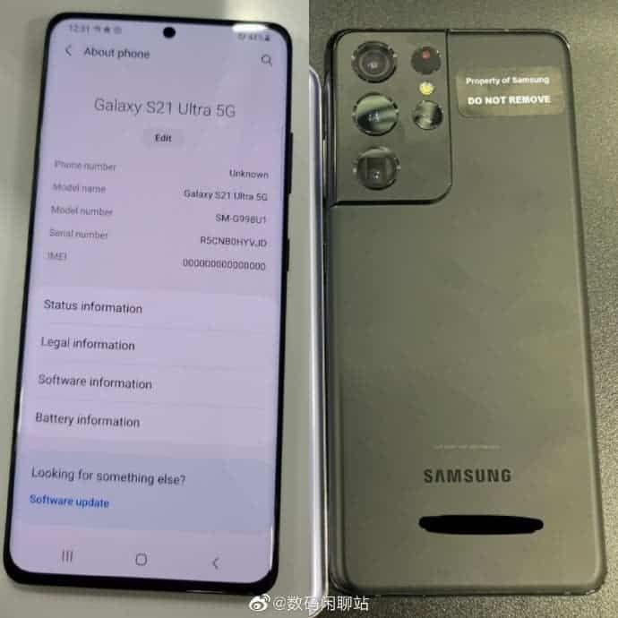 Samsung Galaxy S21 series real image appears online before launch