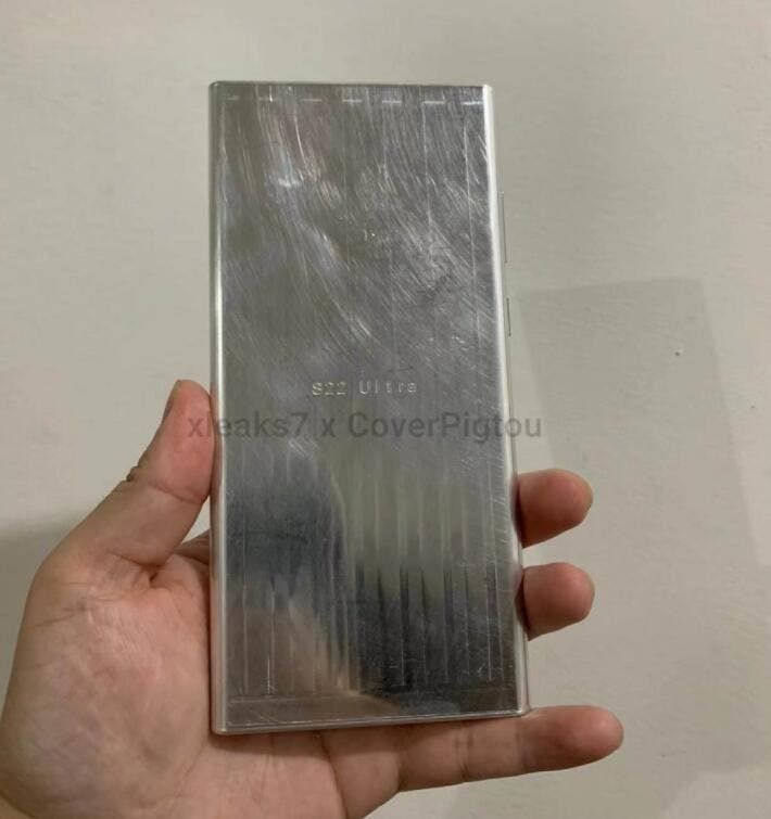 Samsung Galaxy S22 Ultra will use a "P" shape camera design