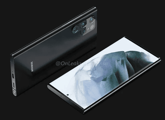 Samsung Galaxy S22 Ultra will use a "P" shape camera design