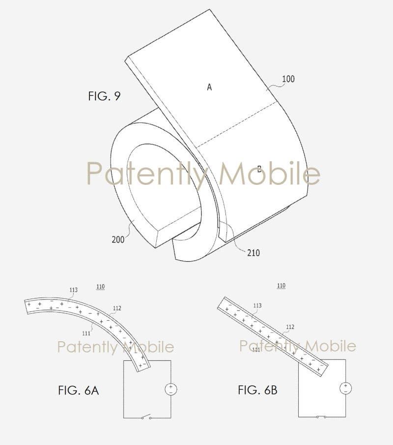 Samsung Gets Patent Approval For A Smart Bracelet With Flexible Display