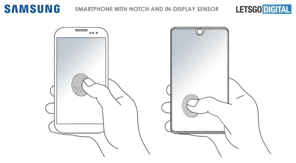 Samsung patents a fingerprint reader that works on the entire screen