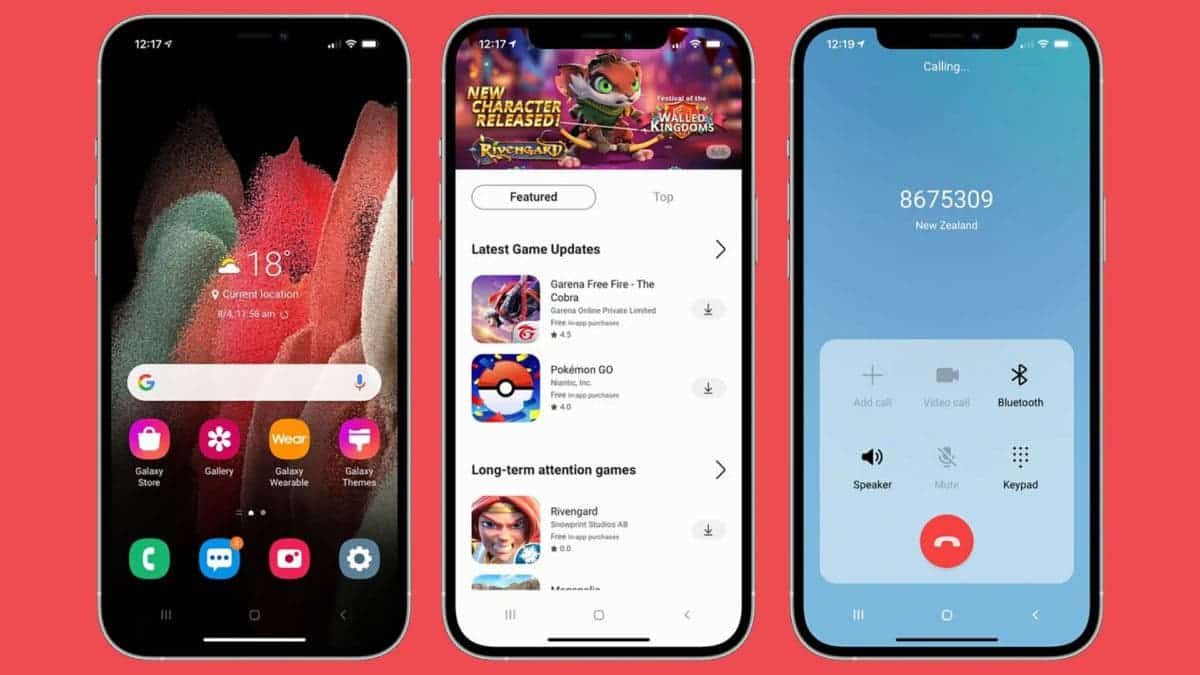 Samsung has created an app that mimics Android on the iPhone
