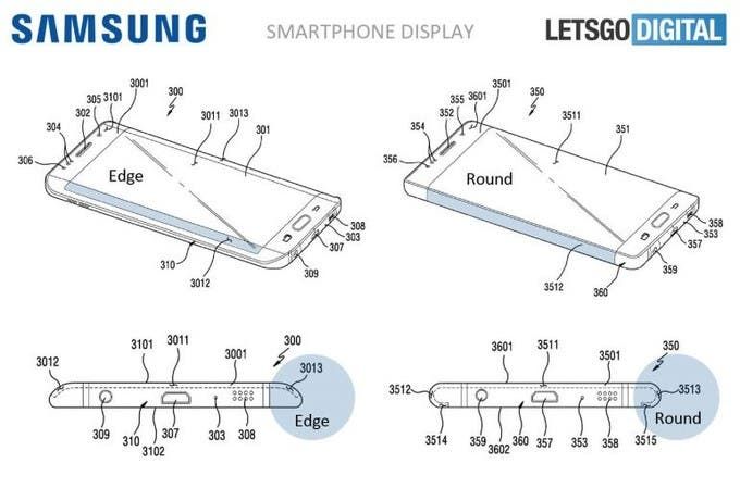 Samsung's new patent reveal a smartphone with total curved display