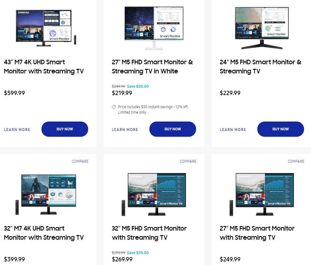 Samsung's global sales of smart displays exceed 600,000