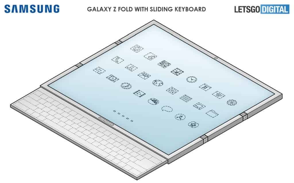 Samsung Galaxy Z Fold 3 to use two hinges and a sliding keyboard
