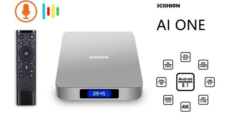 SCISHION AI ONE With Android 8.1 and Voice Control at $89.99
