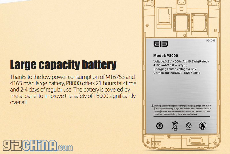 Elephone P8000 full specifications, flash sale next week